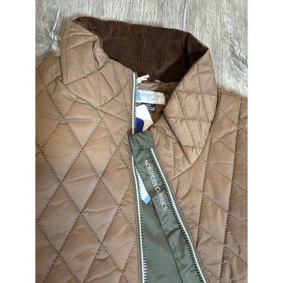 NWT Northern Classics Women's primaloft Quilted Puffer Jacket cozy cocoa small - Picture 13 of 14